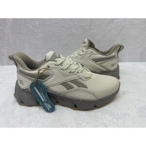 Reebok Women’s Running Sneakers Beige Cream Size 7.5 Athletic Shoes Gum Sole